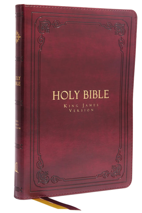 KJV Vintage Series Thinline Large Print Comfort Print Bible (Burgundy Leathersoft) - Morning Star Christian Bookstores