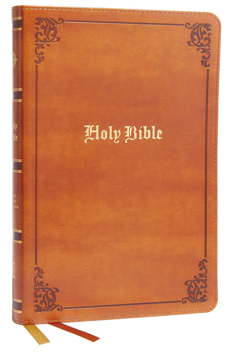 KJV Vintage Series Thinline Large Comfort Print Bible (Tan Leathersoft) - Morning Star Christian Bookstores