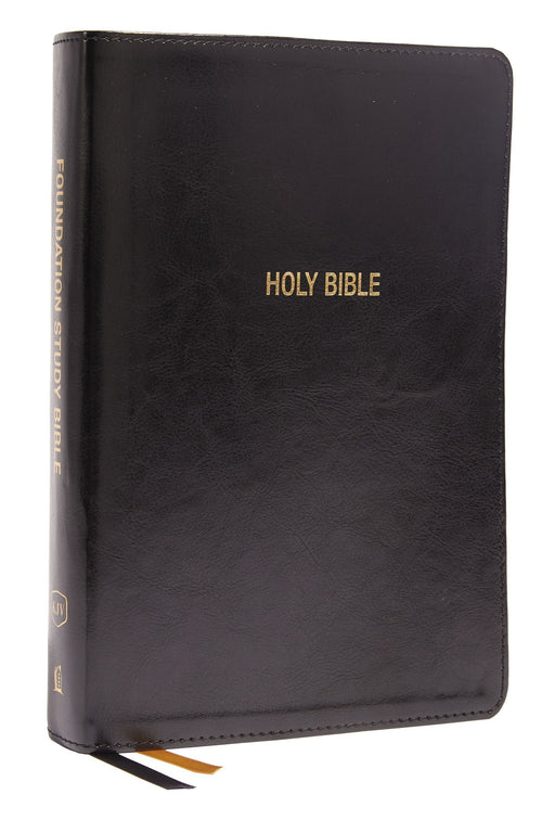 KJV Foundation Study Bible Large Print (Black Leathersoft) - Morning Star Christian Bookstores