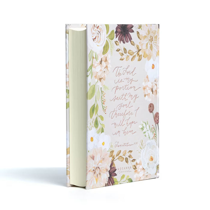 KJV Notetaking Bible, Large Print Hosanna Revival Edition, Blush Cloth Over Board