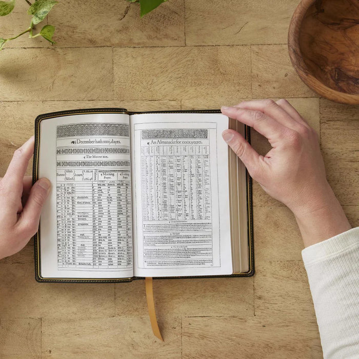 1611 KJV with Apocrypha, Black Leathersoft