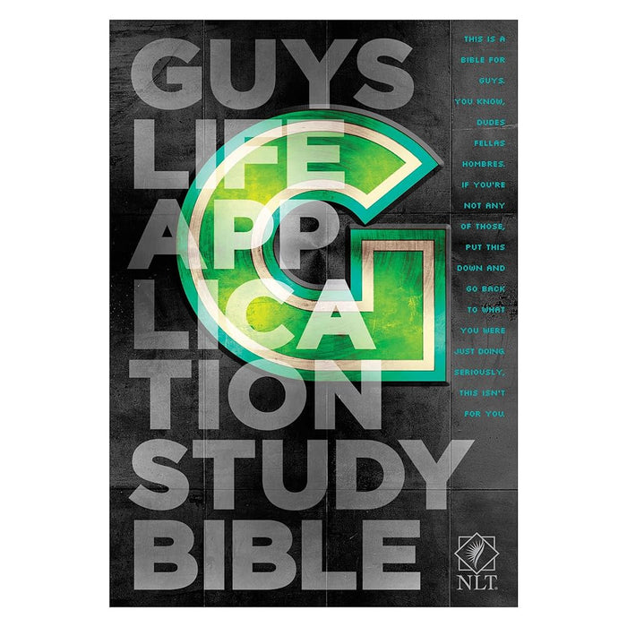 NLT Guys Life Application Study Bible (Hardcover) cover image
