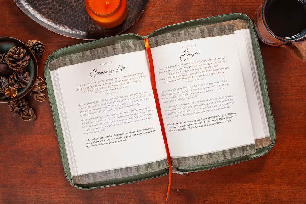 Strength for Today for Men Zipper Devotional