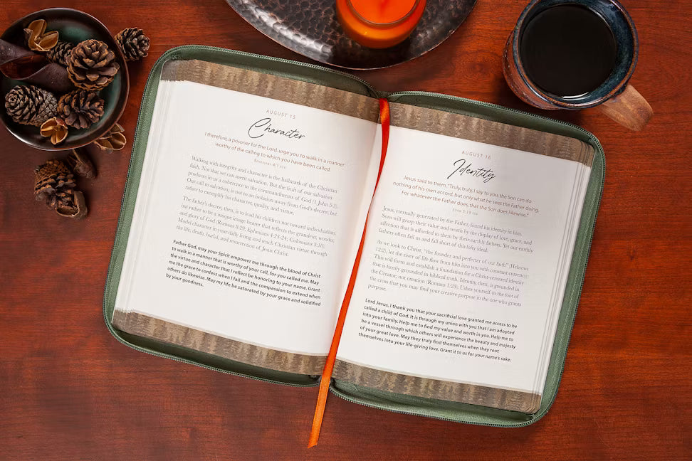 Strength for Today for Men Zipper Devotional