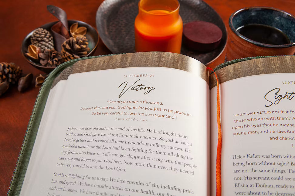 Strength for Today for Men Zipper Devotional