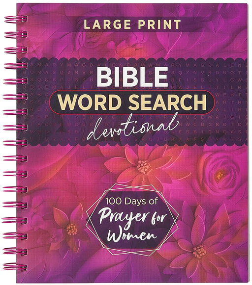 100 Days of Prayer for Women: Bible Word Search Devotional cover image
