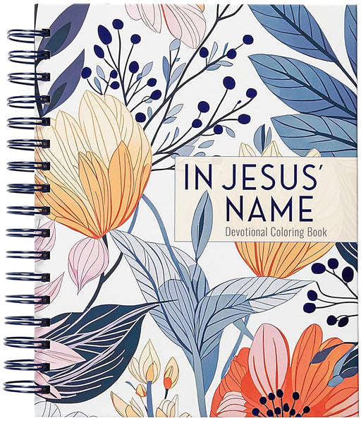 In Jesus' Name: Devotional Coloring Book cover image