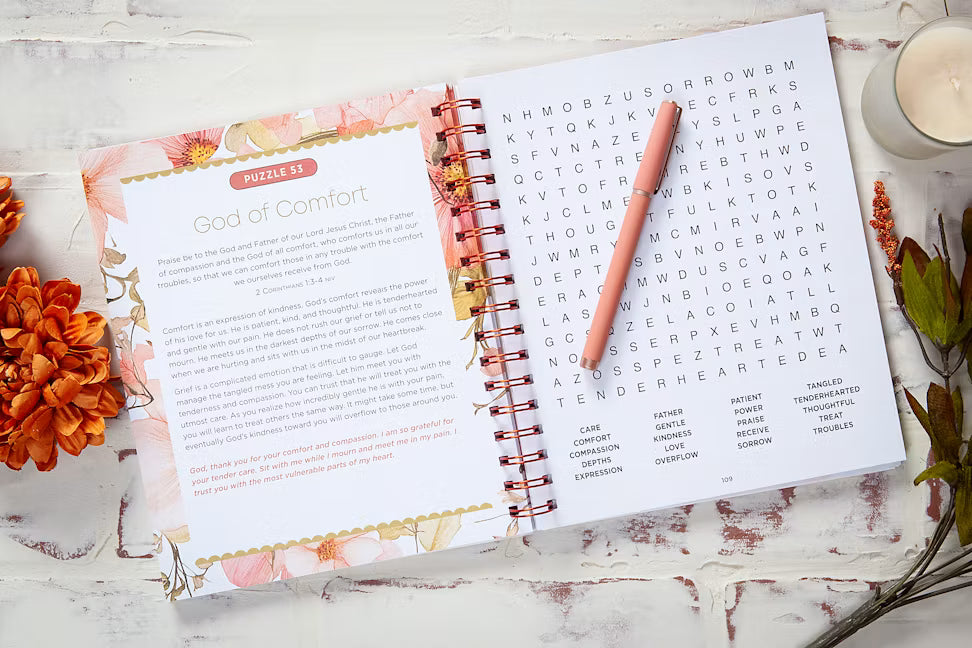 Words to Warm Your Heart: Bible Word Search Devotional