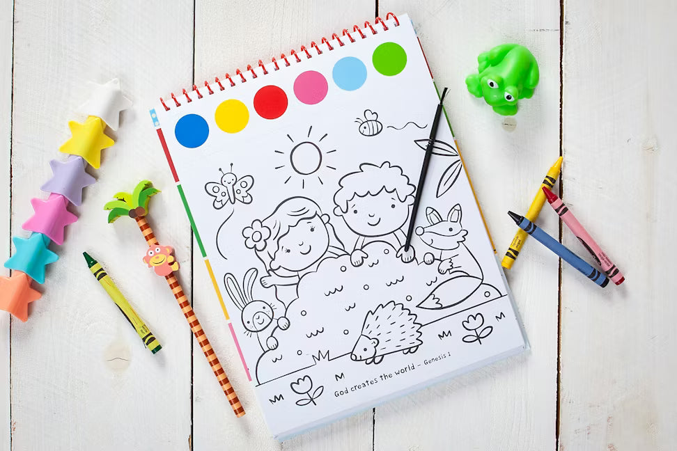 Cozy Club Bible Friends Art Pad