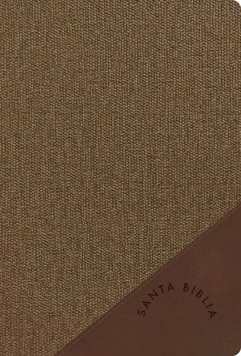 RVR 1960 Biblia letra grande tamaño manual, café duotono símil piel (Edición 2023): Con referencias