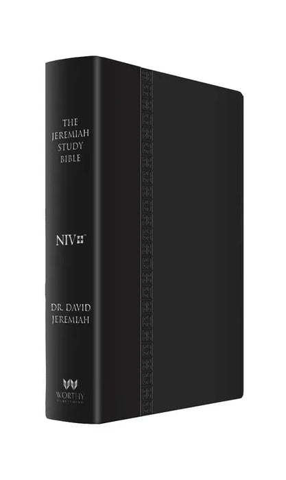 NIV Jeremiah Study Bible Lg Print Black Leatherluxe