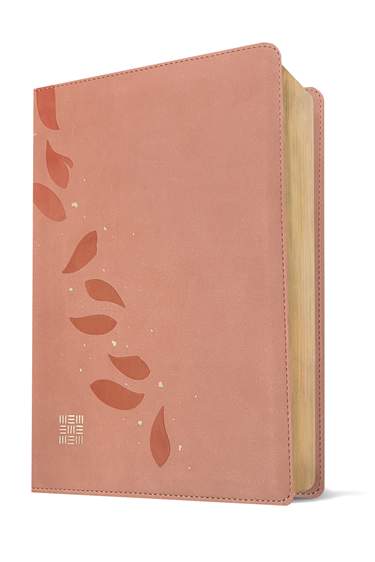 NLT Every Woman’s Bible, LeatherLike, Pink Petals