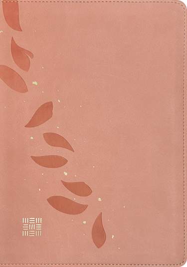 NLT Every Woman’s Bible, LeatherLike, Pink Petals