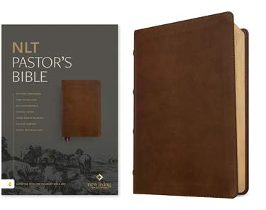 NLT Pastor’s Bible, Filament Enabled, LeatherLike, Brown, Red Letter
