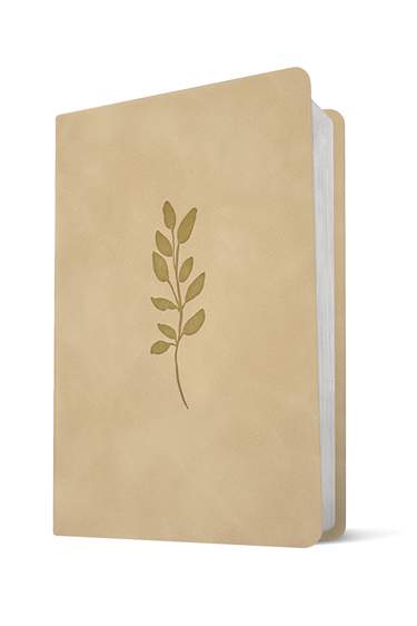 NLT Premium Value Compact Bible, Filament Enabled, LeatherLike, Ivory Vine