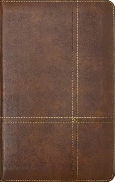 Biblia ultrafina NTV de zíper, con Filament, LeatherLike, Rustic Brown, Red Letter