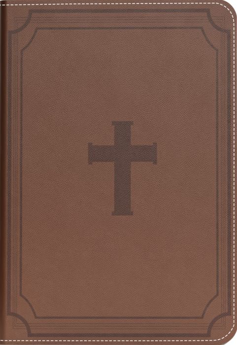Biblia RVR 1960 - Letra Gigante/ Símil piel - Cruz marrón