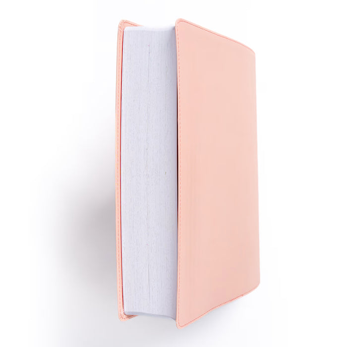 CSB Illustrator’s Notetaking Bible, Large Print Edition, Peach Bouquet LeatherTouch