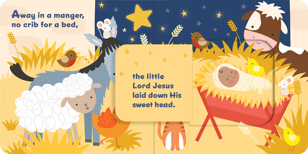 Away in a Manger: A Lift-the-Flap Board Book