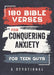 180 Bible Verses for Conquering Anxiety for Teen Guys: A Devotional cover image