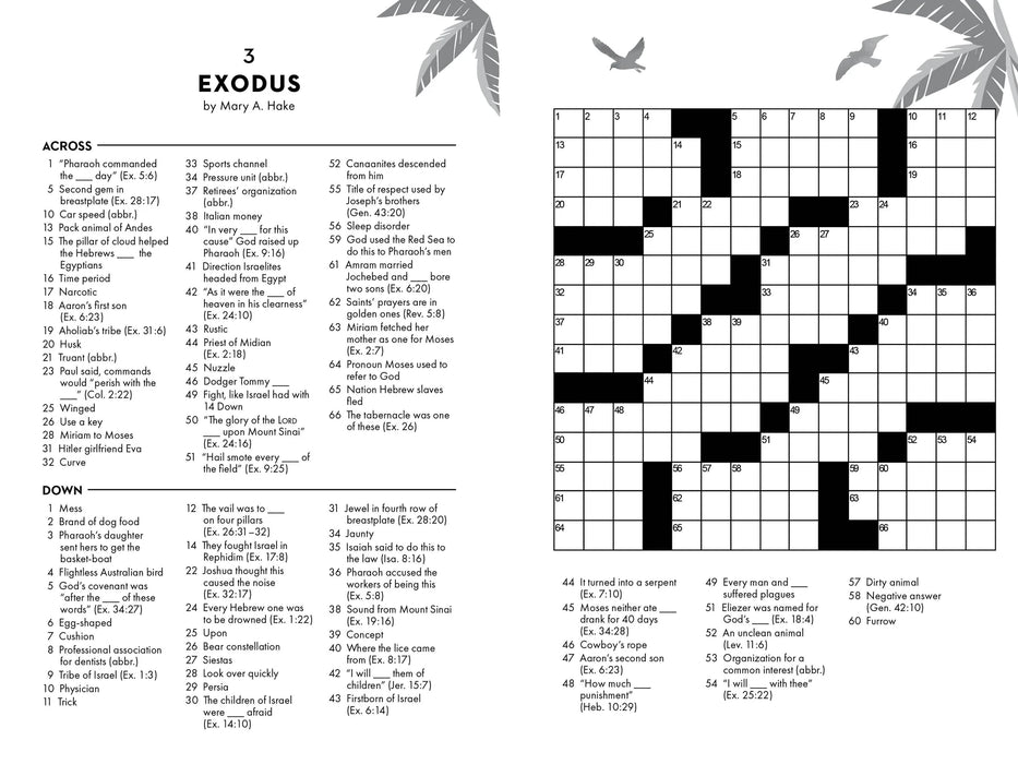 Relaxing Bible Crosswords