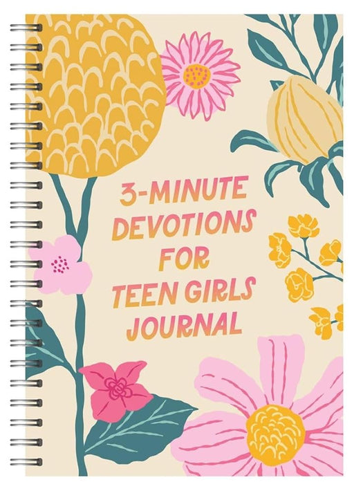 3-Minute Devotions for Teen Girls Journal cover image