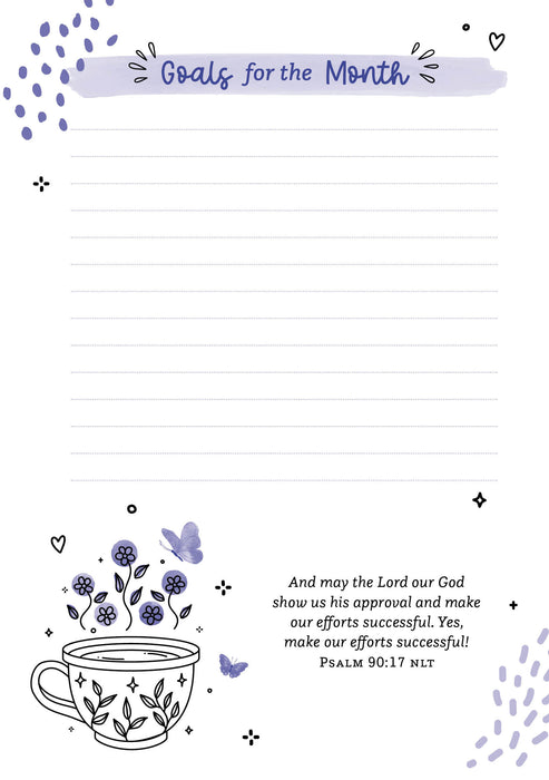 2027 Power Prayers Creative Coloring Planner
