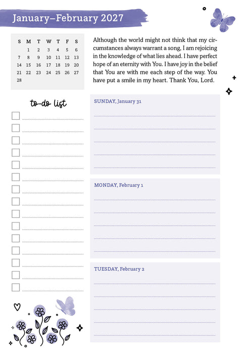 2027 Power Prayers Creative Coloring Planner