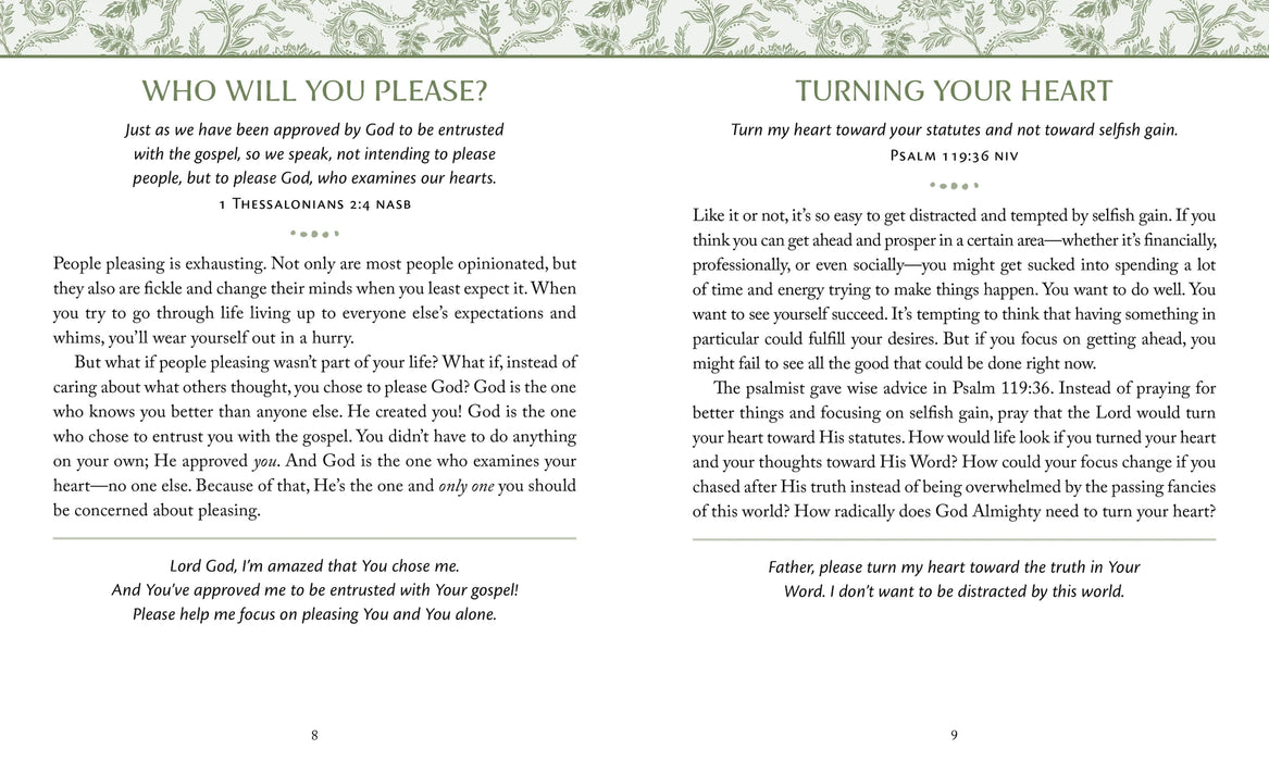 180 Devotions for When Life Is Overwhelming Large Print - Hilary Bernstein