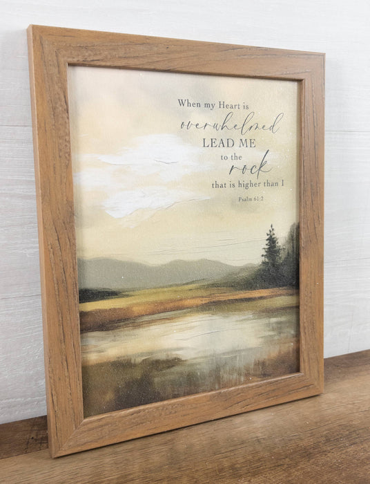 When My Heart Is Overwhelmed Lead Me To The Rock Religious