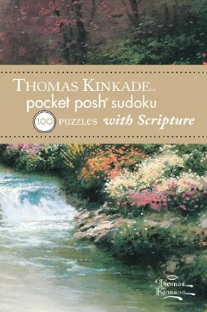 POCKET POSH SUDOKU 2 WITH SCRIPTURE - THOMAS KINKADE