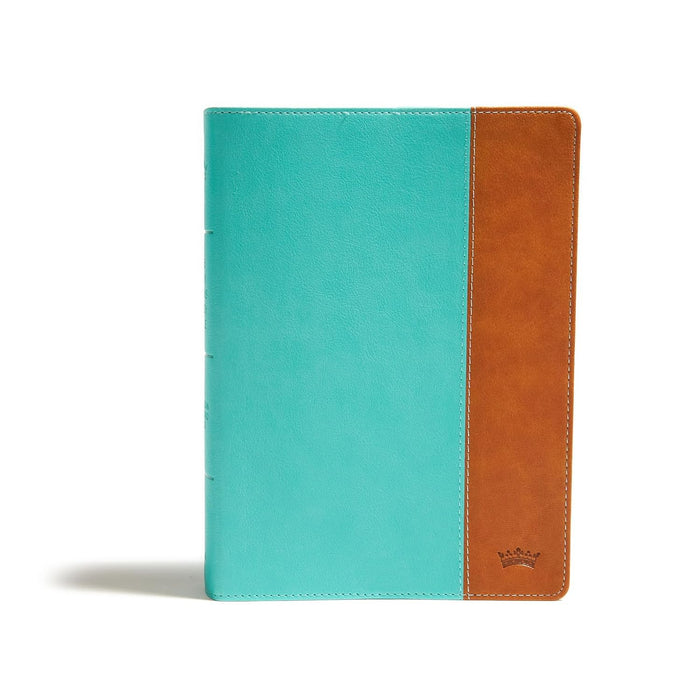 CSB Tony Evans Study Bible Teal/Earth Leathertouch