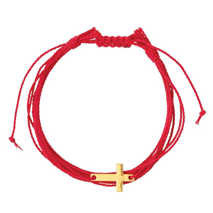 Multi - Strap Woven Bracelets Filled Display (24 pcs)