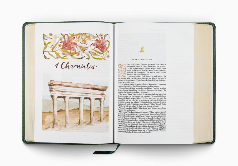 ESV GraceLaced Bible, Journaling Edition (Artwork by Ruth Chou Simons). TruTone®, Quiet Forest