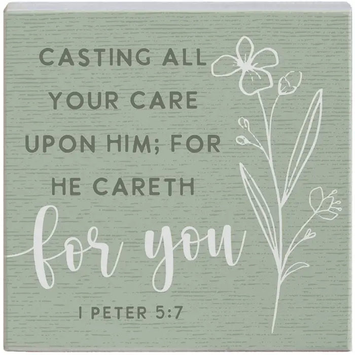 Casting All Cares Green - Small Talk Square