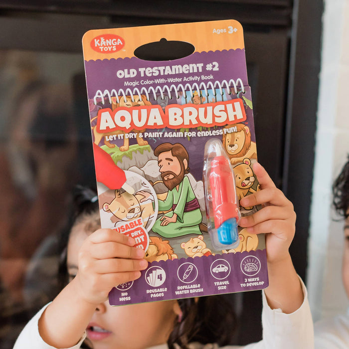 Old Testament #2 Aqua Brush Activity Book, Reusable Travel Activity