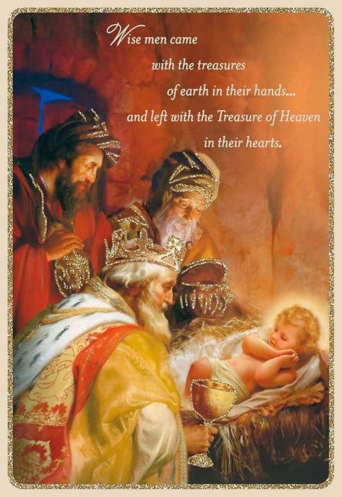 DaySpring - Wisemen Came with Treasures - Merry Christmas - 18 Christmas Boxed Cards and Envelopes