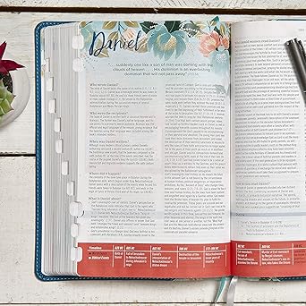 CSB Study Bible for Women, Teal/Sage Flowers Leathertouch, Indexed