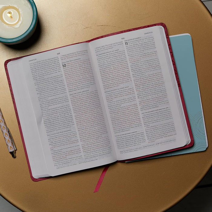 NKJV, Thinline Bible, Leathersoft, Brown