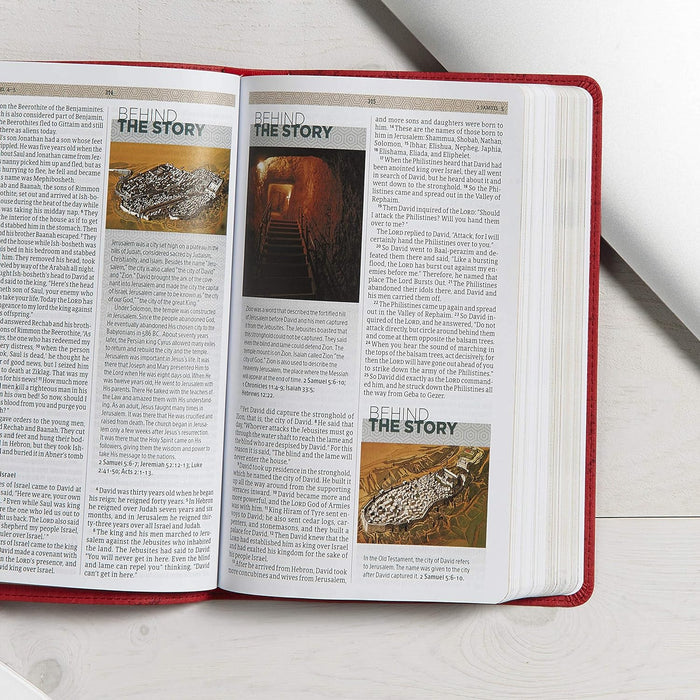 CSB ESSENTIAL TEEN STUDY BIBLE RED FLOWER LEATHERTOUCH - Morning Star Christian Bookstores