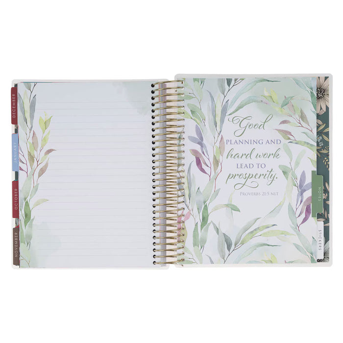 2027 Be Still and Know 18-Month Planner with Elastic Closure - Psalm 46:10