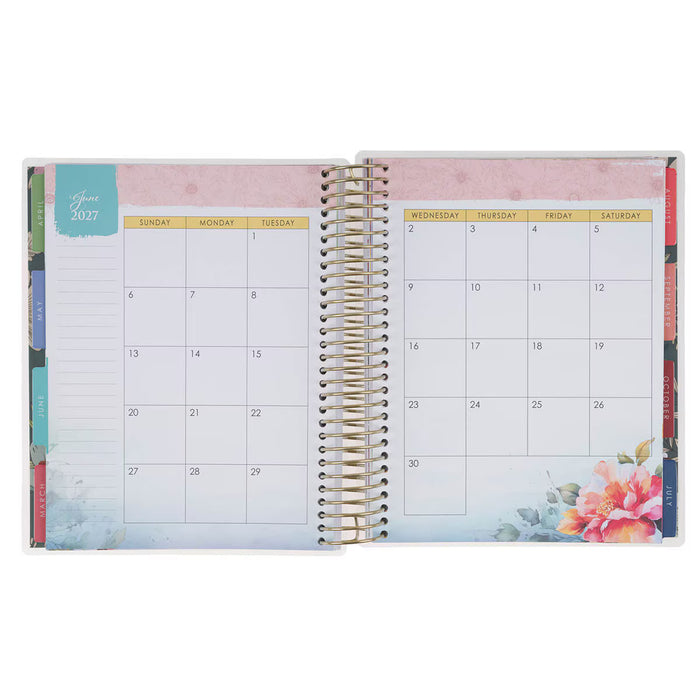 2027 Be Still and Know 18-Month Planner with Elastic Closure - Psalm 46:10