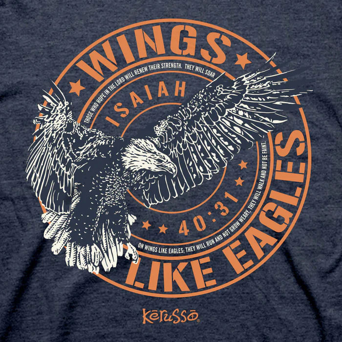 Kerusso Christian T-Shirt Soar On Wings Like Eagles - Morning Star Christian Bookstores