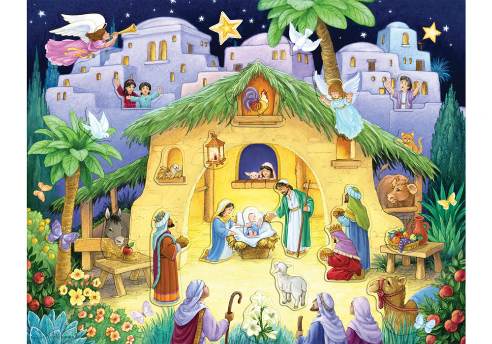 Kid's Nativity Sticker Advent Calendar