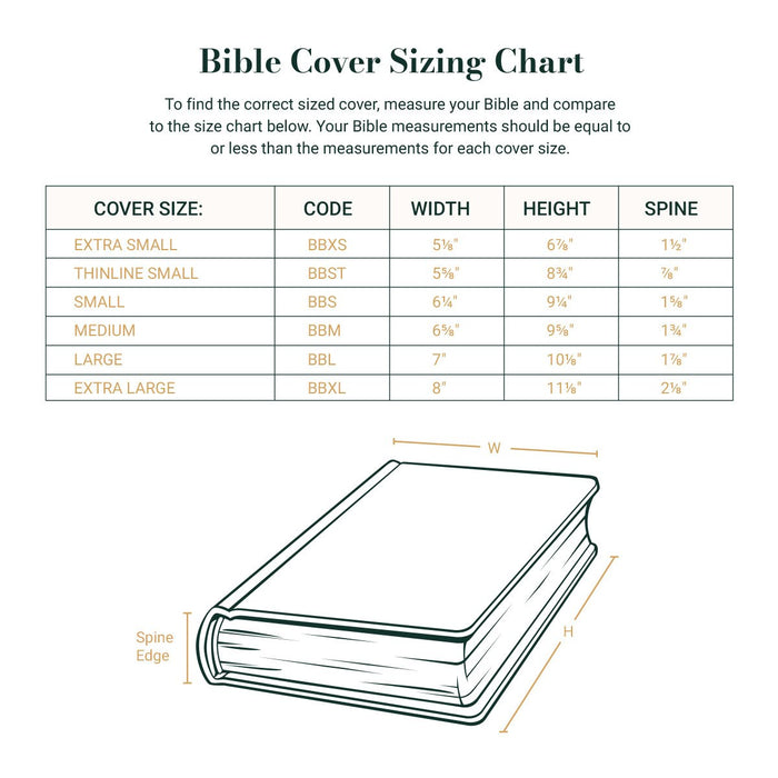 Two-fold LuxLeather Bible Organizer Brown - Medium