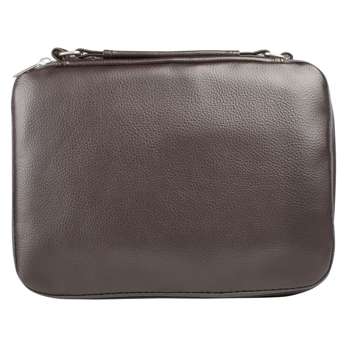 Two-fold LuxLeather Bible Organizer Brown - Medium