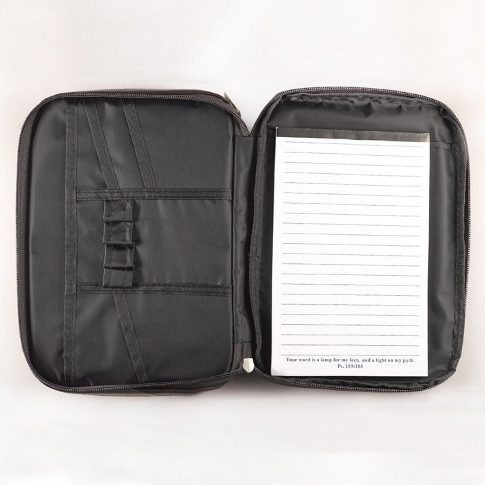 Two-fold LuxLeather Bible Organizer Brown - Medium