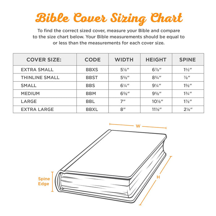 Gray Poly-canvas Bible Cover with Ichthus Fish Badge - Medium