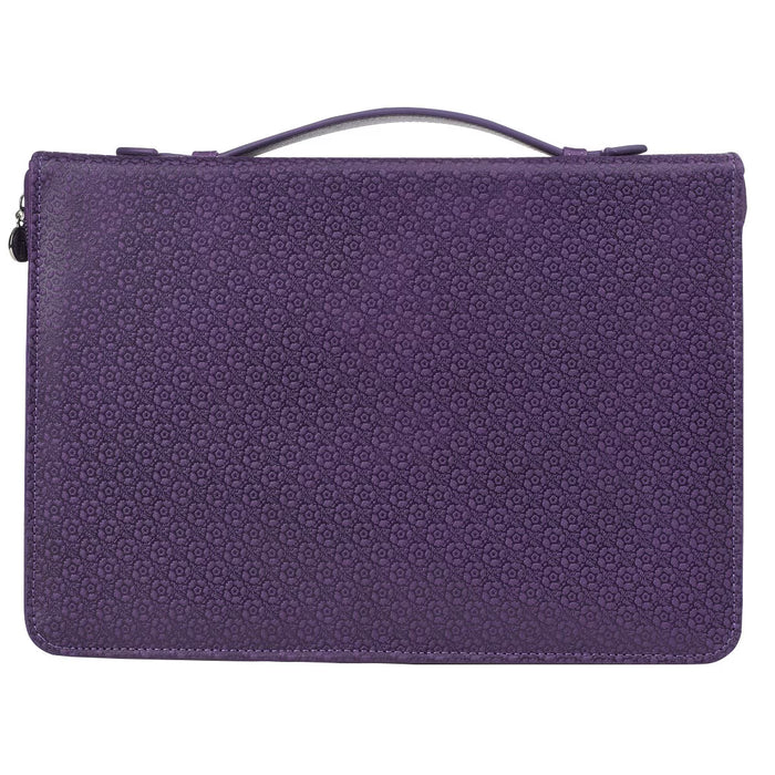 Bible Cover XL Purple Butterfly Blessed Jer 17:7