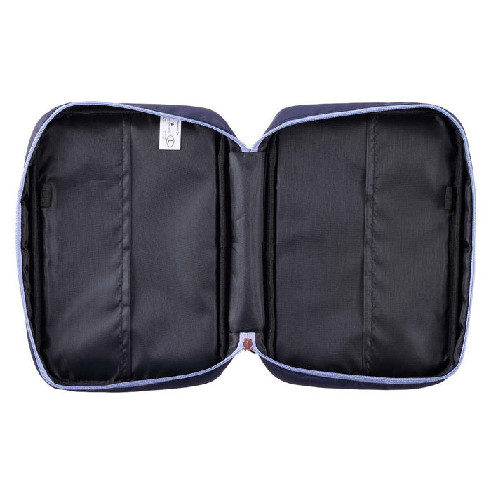 Bible Cover - Navy The Grass Withers Isaiah 40:8 - Large